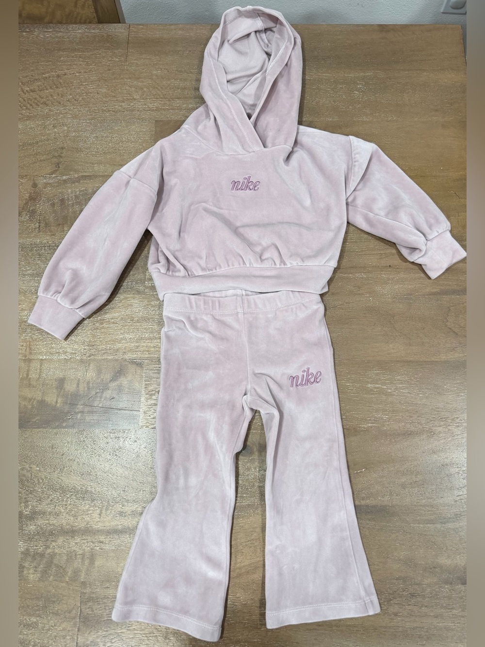 Nike Velour Hoodie & Pants Set